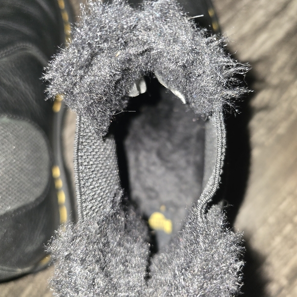Dr. Martens 2976 Faux Fur Lined Chelsea Boots Sz 8 (7 Mens) - Picture 7 of 11